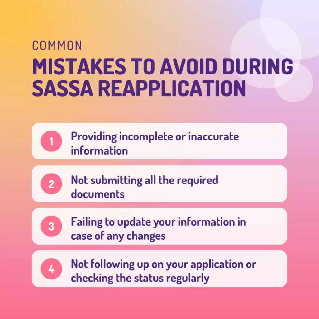 SASSA Reapplication